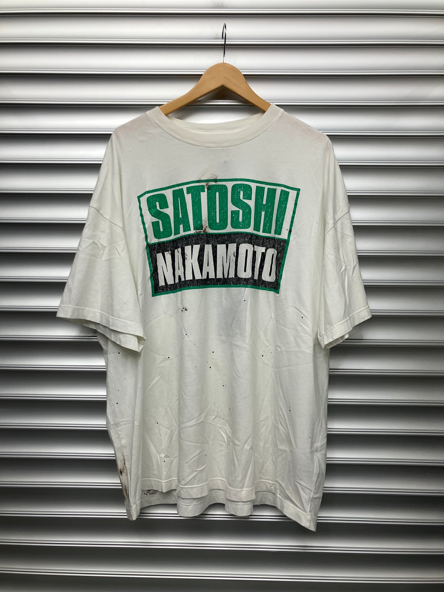 Satoshi Nakamoto Minute Man Tee - XL