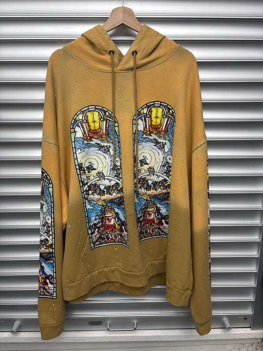 Who Decides War Gold Hoodie - XXL