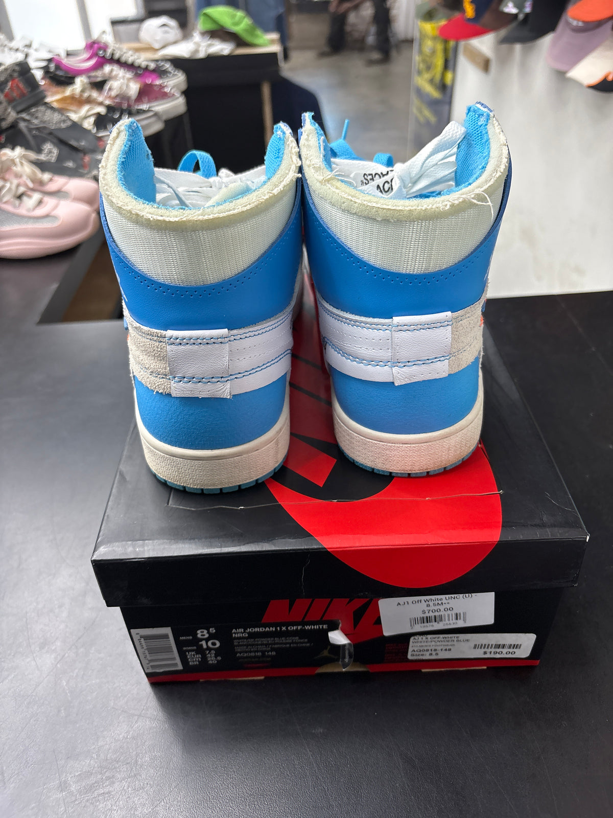 AJ1 Off White UNC (U) - 8.5M**