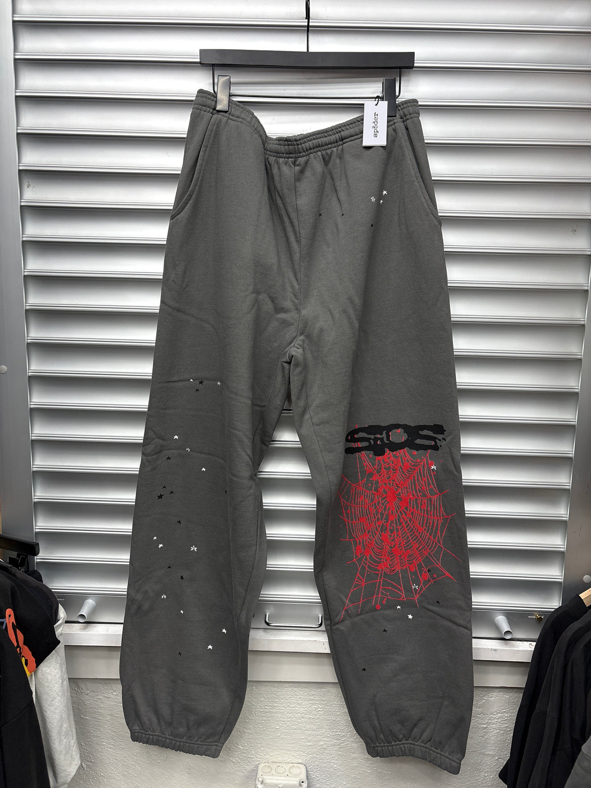 Spider Grey Web Sweats - XXL**
