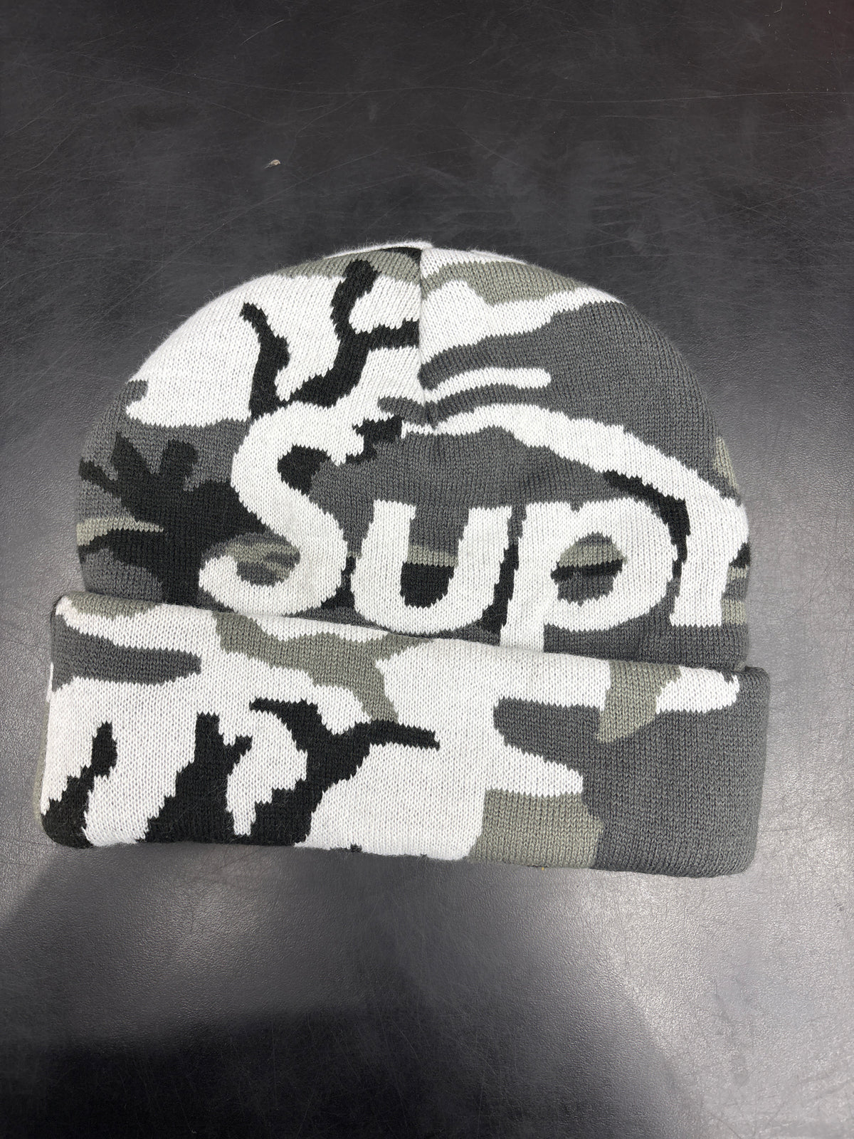 Supreme Snow Camo Beanie**