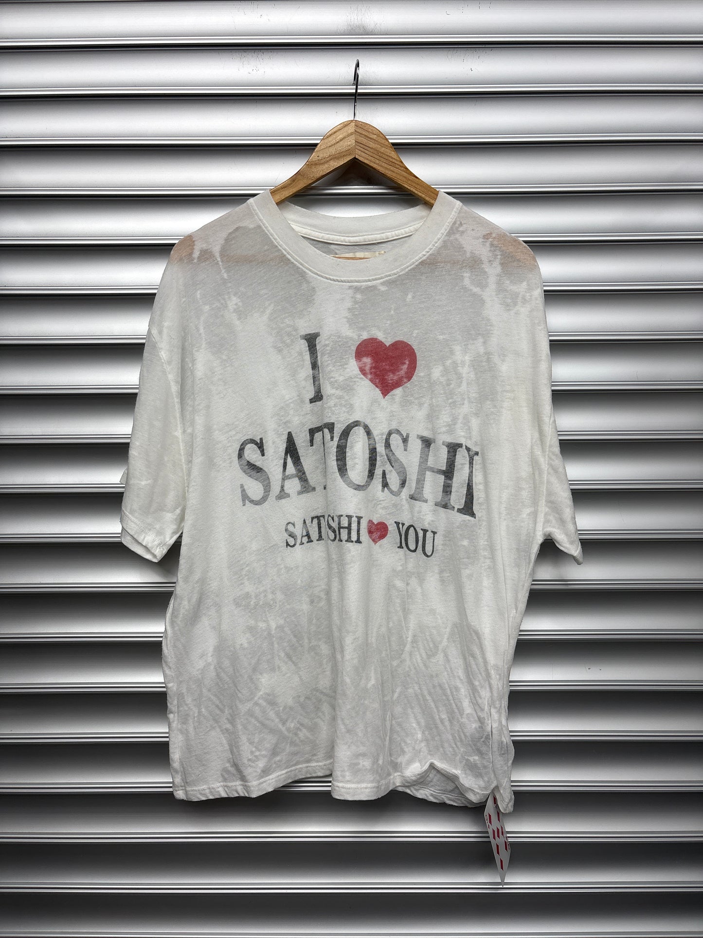 Satoshi Nakamoto I Love Tee - L**