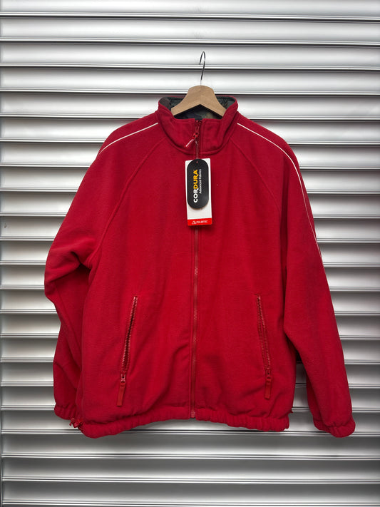 Supreme Polartec Red Reversible Hoodie - M