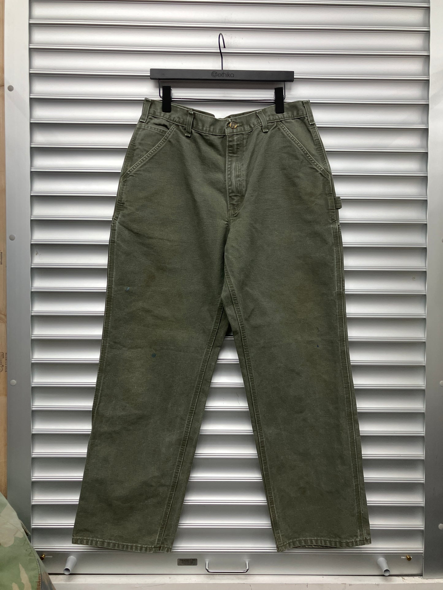 Vintage Carhartt Olive Carpenter Pant - 36