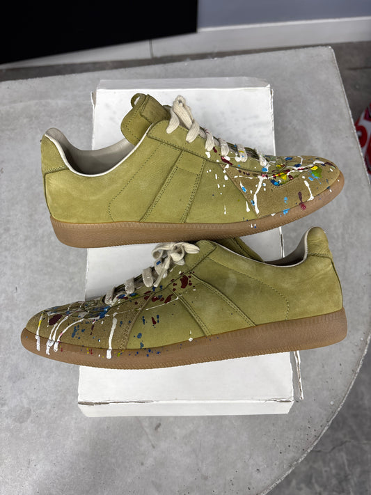 Maison Margiela Replica Olive Paint Splatter (U) - 41(8)