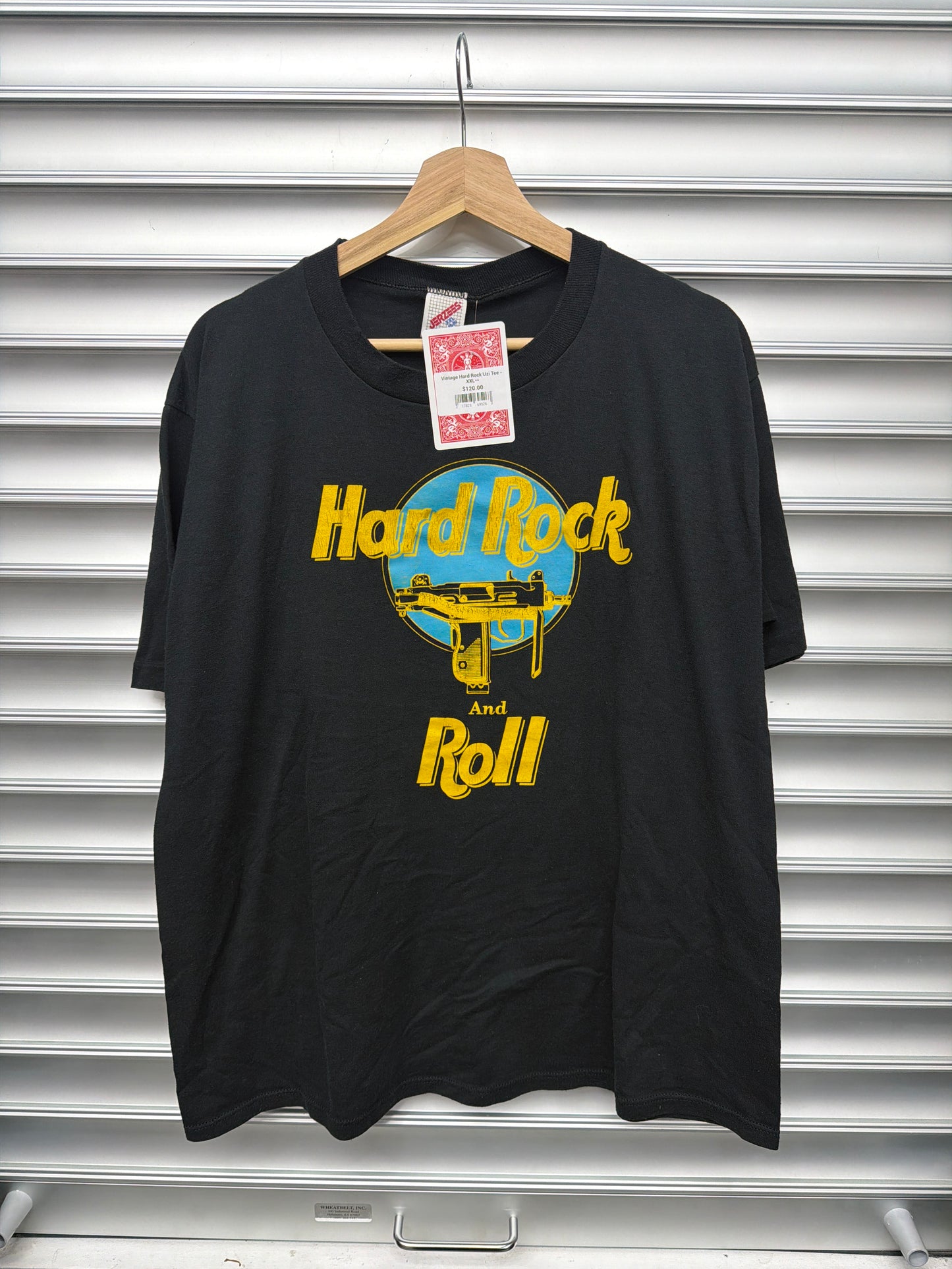 Vintage Hard Rock Uzi Tee - XXL**