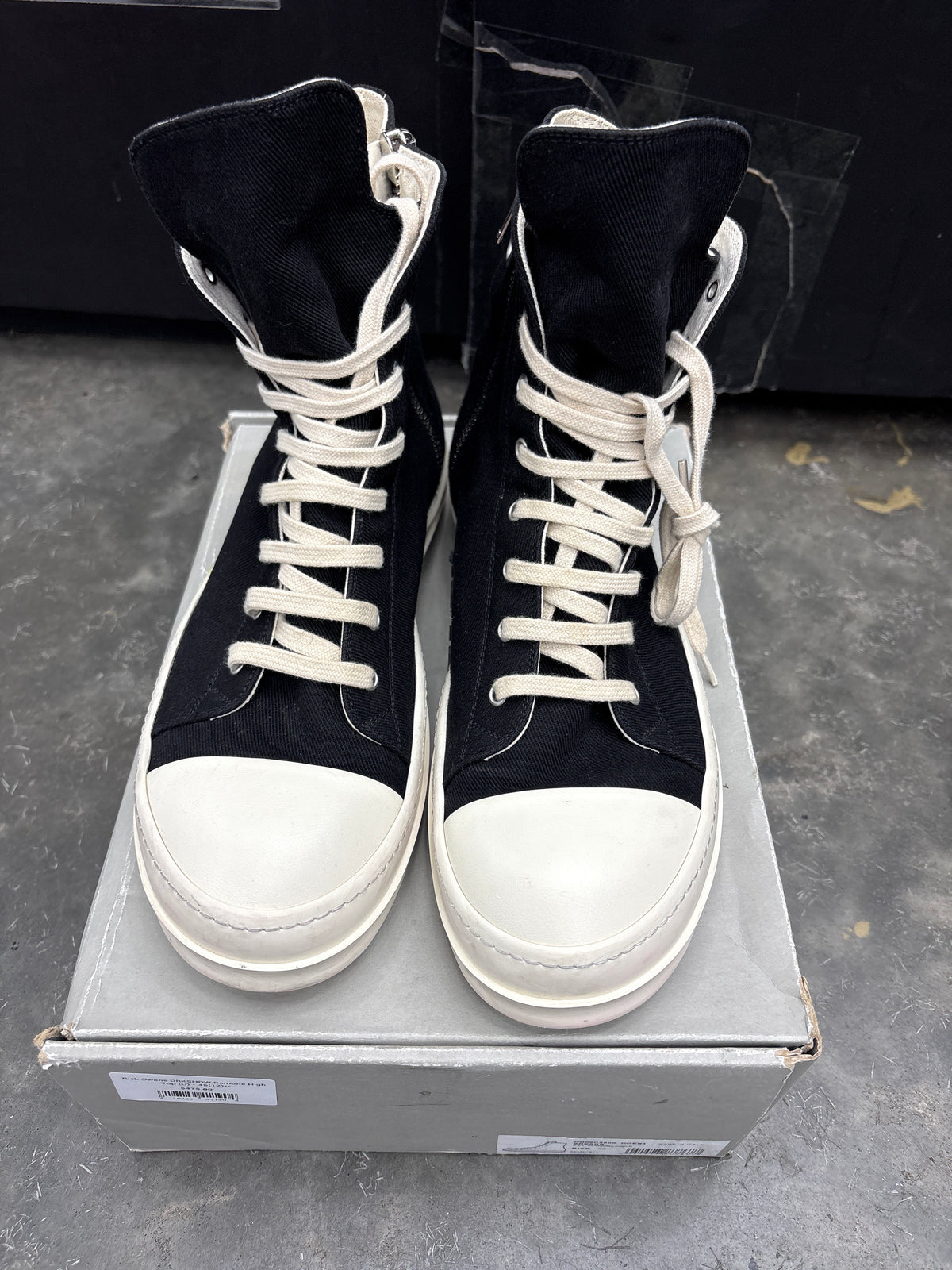 Rick Owens DRKSHDW Ramone High Top (U) - 45(12)**