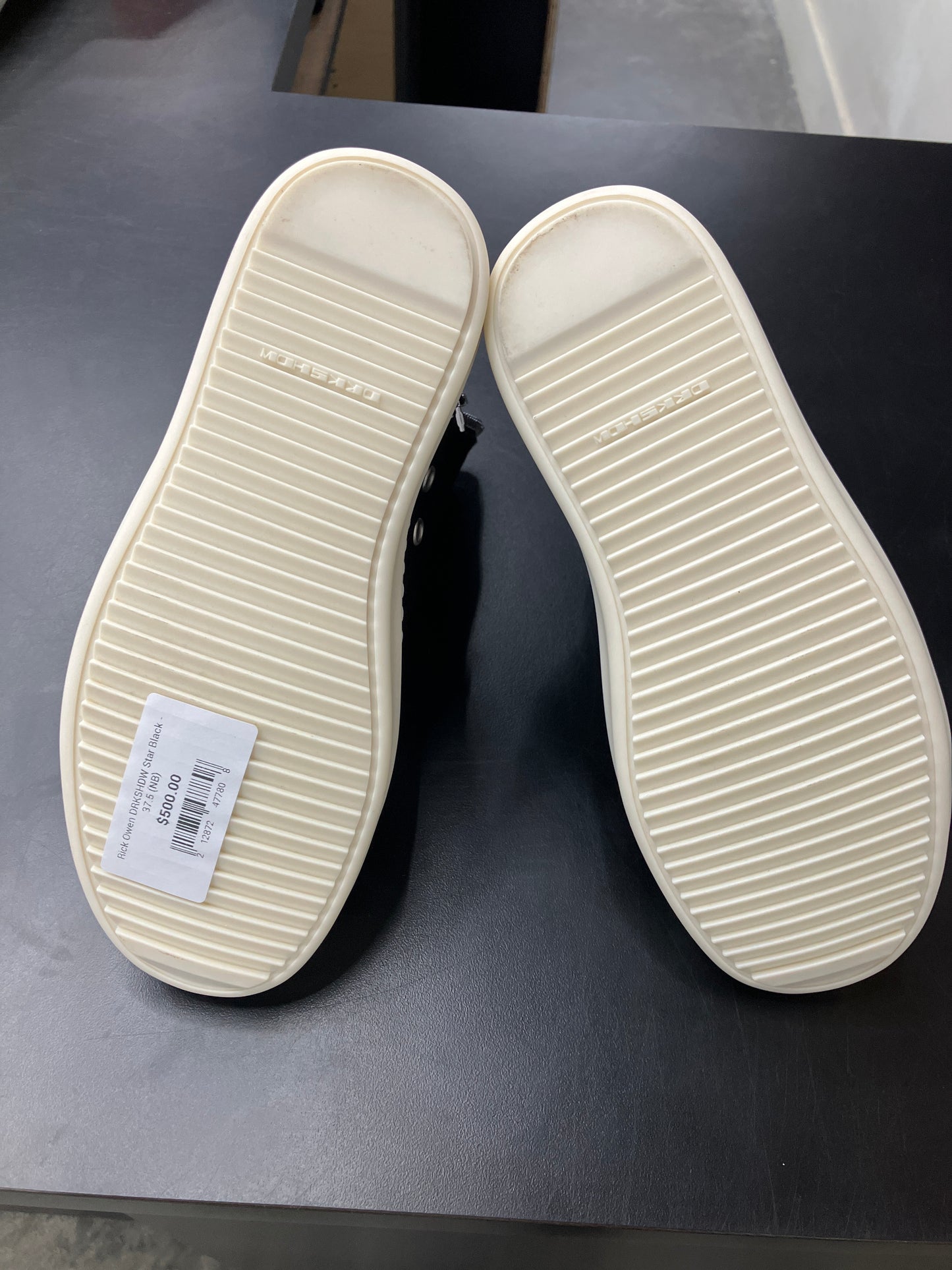 Rick Owen DRKSHDW Star Black - 37.5 (NB)