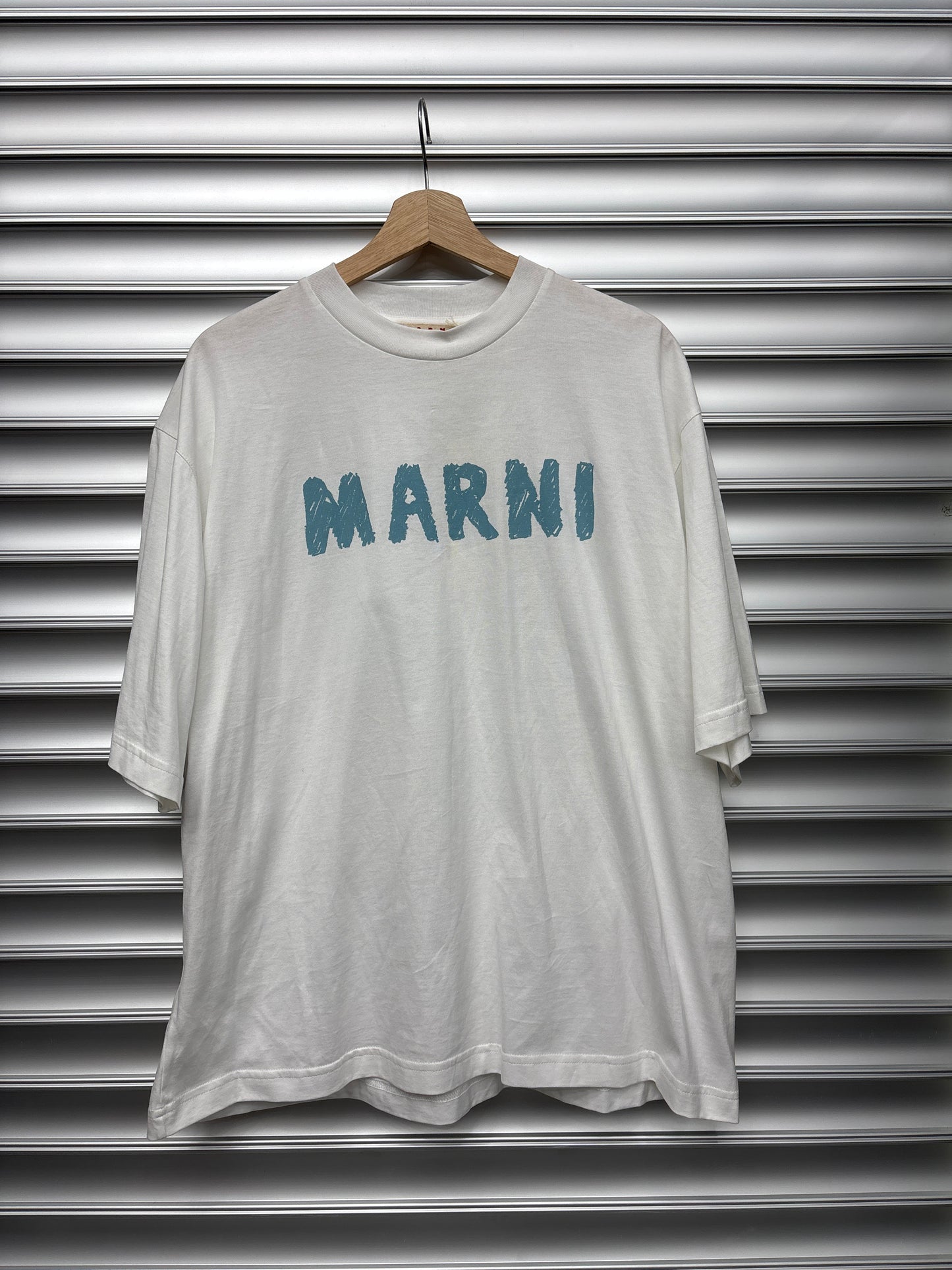 Marni Blue Logo Tee - 50
