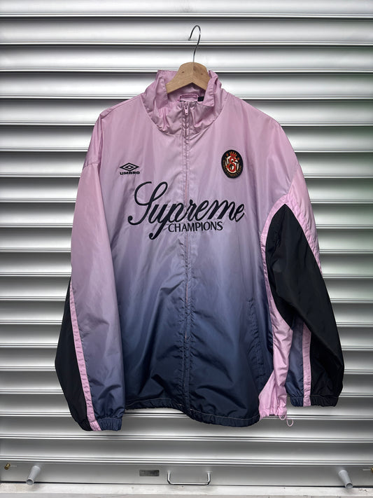 Supreme Umbro Pink Track Jacket - L
