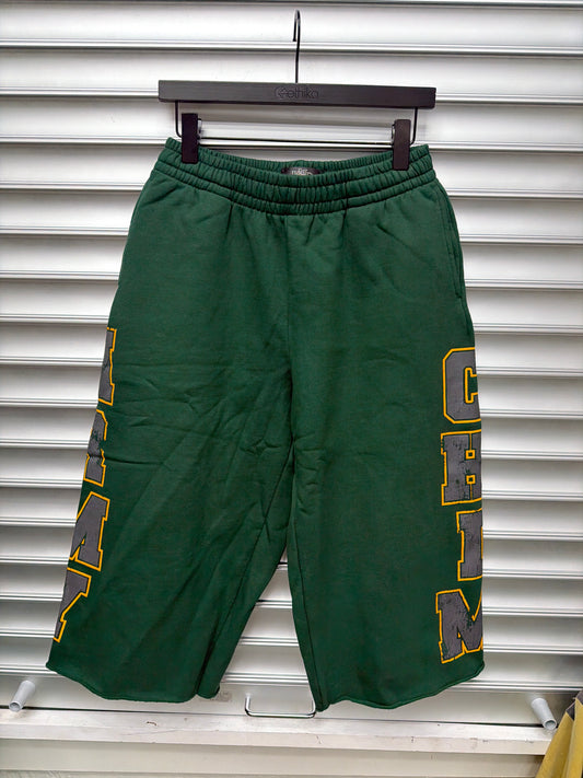 HMDD Green 3/4 Shorts - M**
