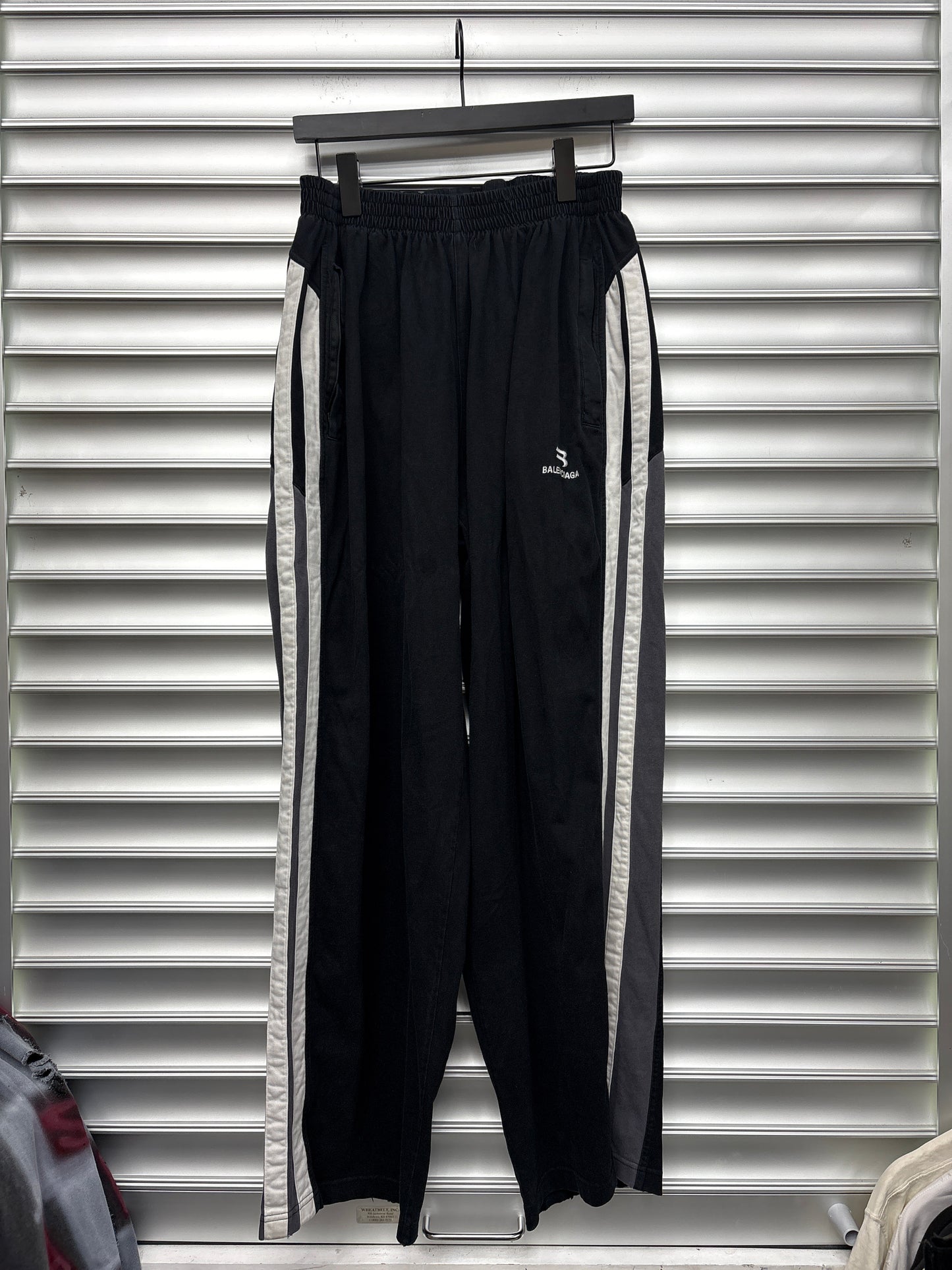 Balenciaga Stripe Cotton Sweatpants - XS