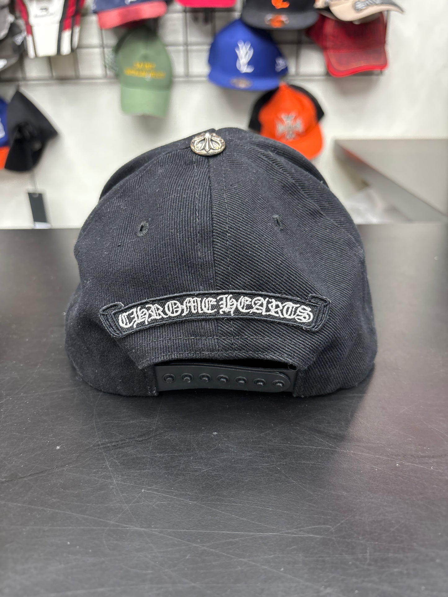Chrome Heart Denim Horseshoe Hat