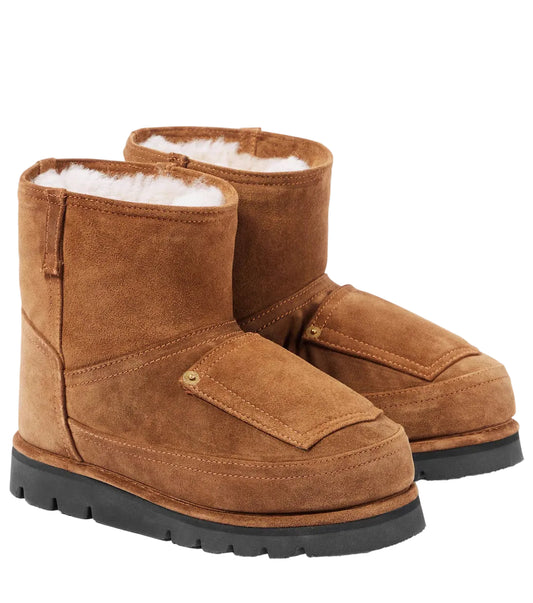 Acne Shearling Boots Brown - 43(10)