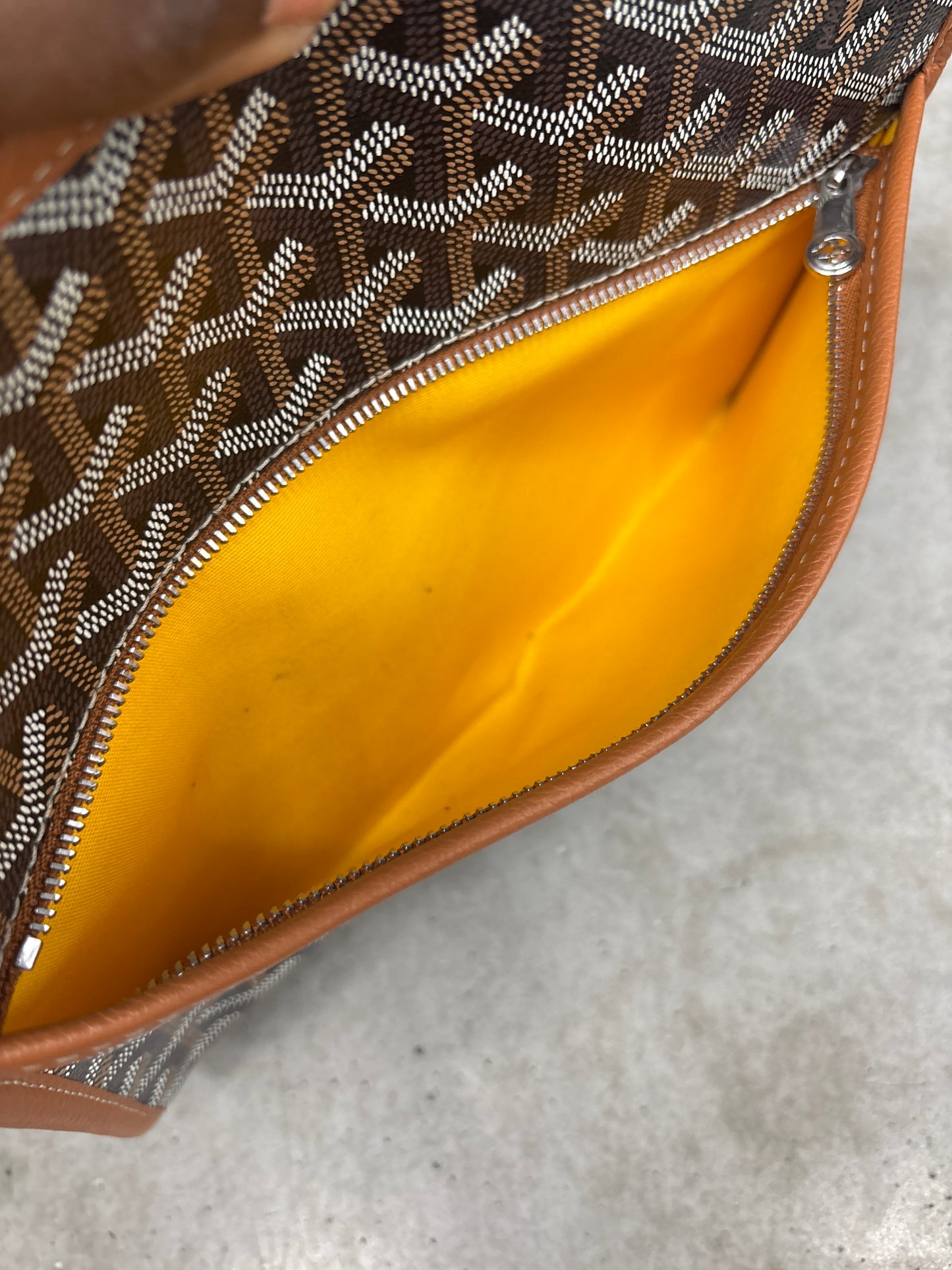 Goyard Brown Pouch