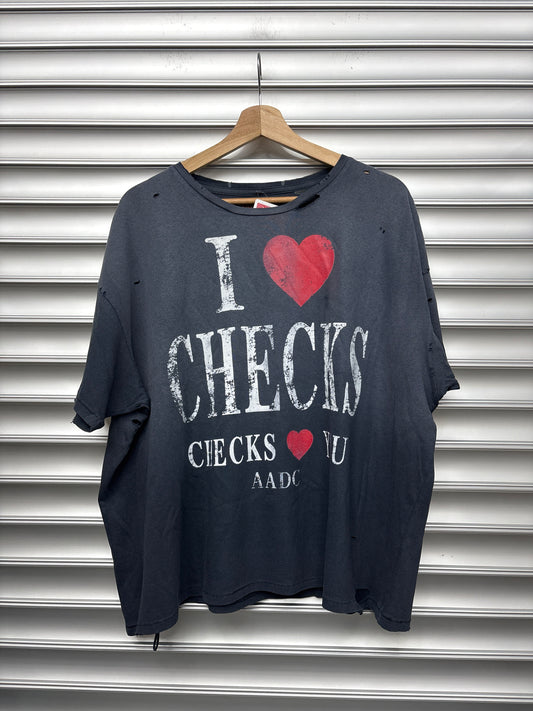 AADC Black Checks Tee - L**