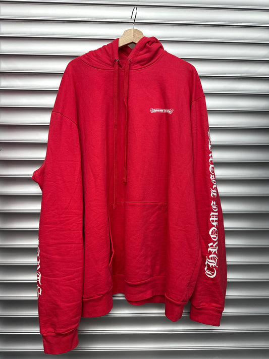 Red Chrome Hearts Online Exclusive Hoodie - XXL