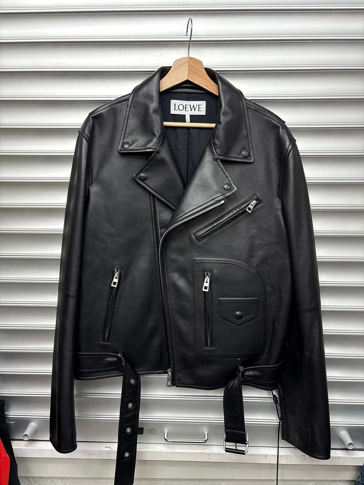 Loewe Leather Jacket - 52**