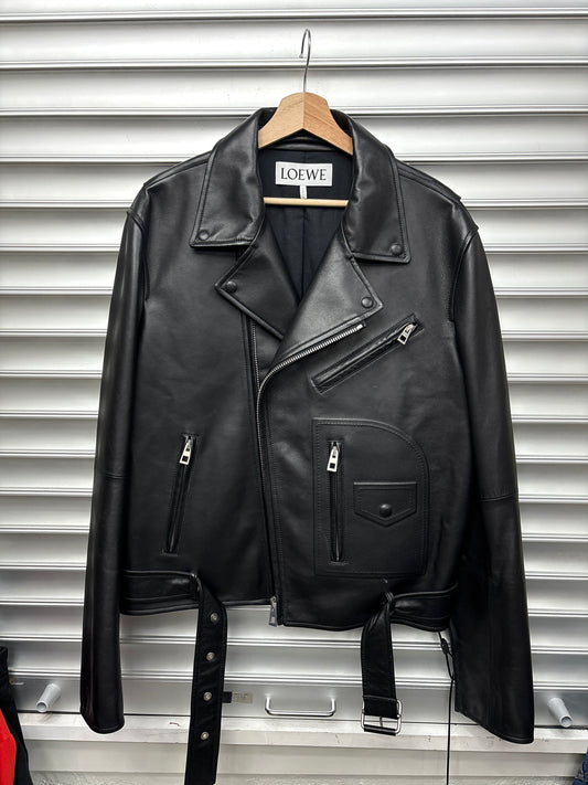 Loewe Leather Jacket - 52**