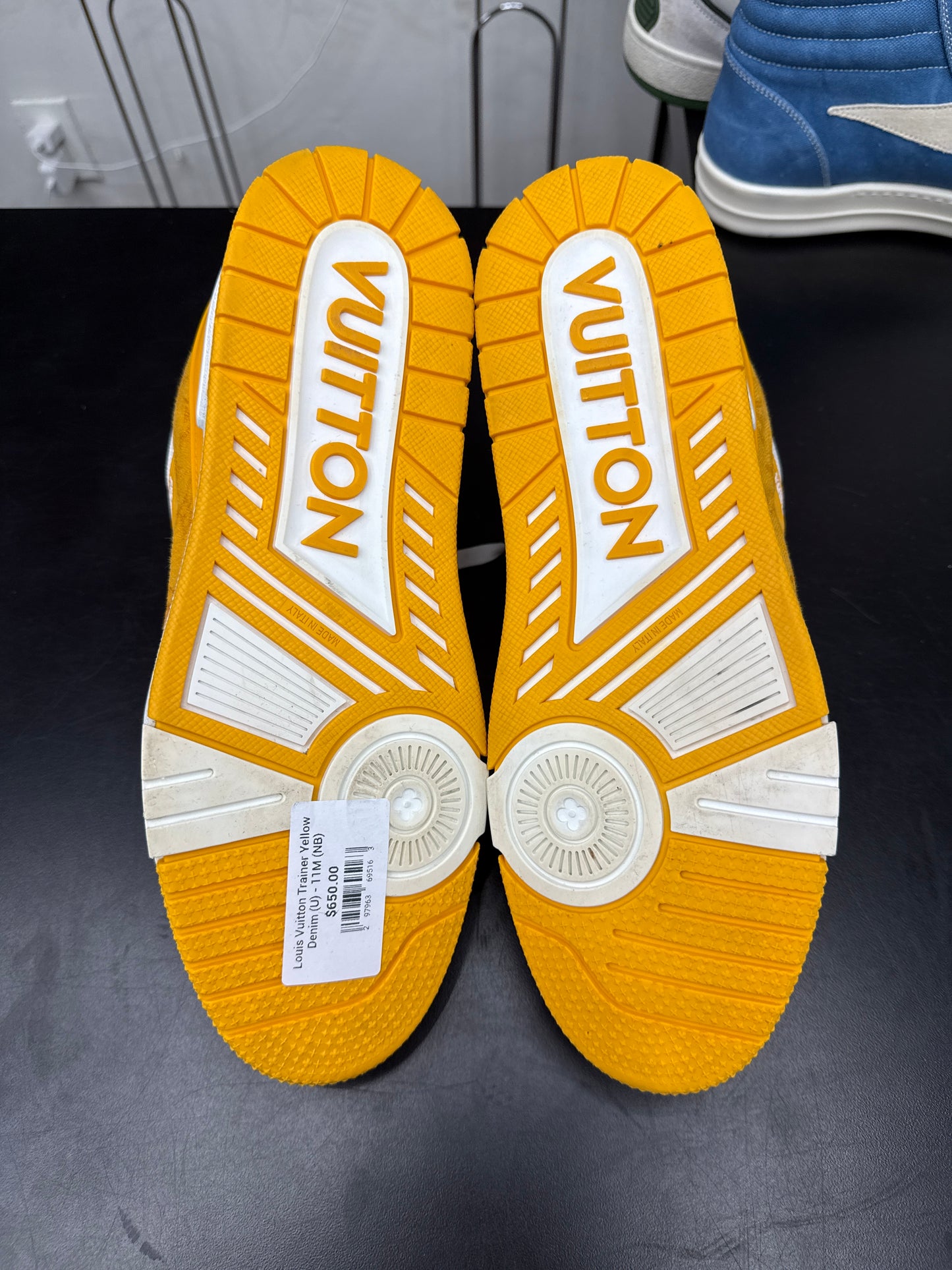 Louis Vuitton Trainer Yellow Denim (U) - 11M (NB)