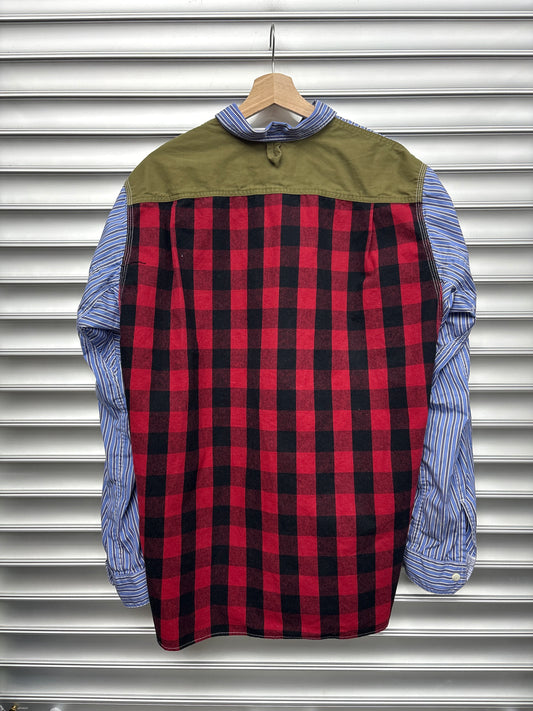 Junya Multi Material Button Down - L**