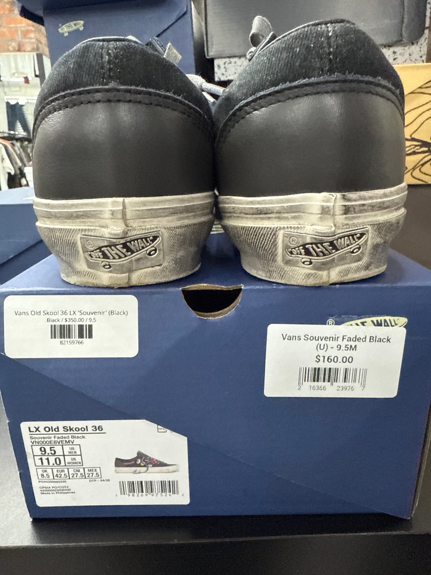 Vans Souvenir Faded Black (U) - 9.5M