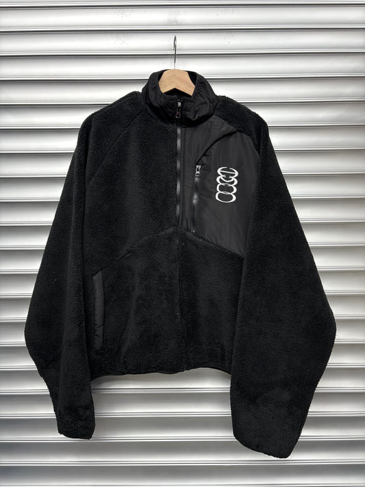 HMDD Fleece Black Zip Up - Large**