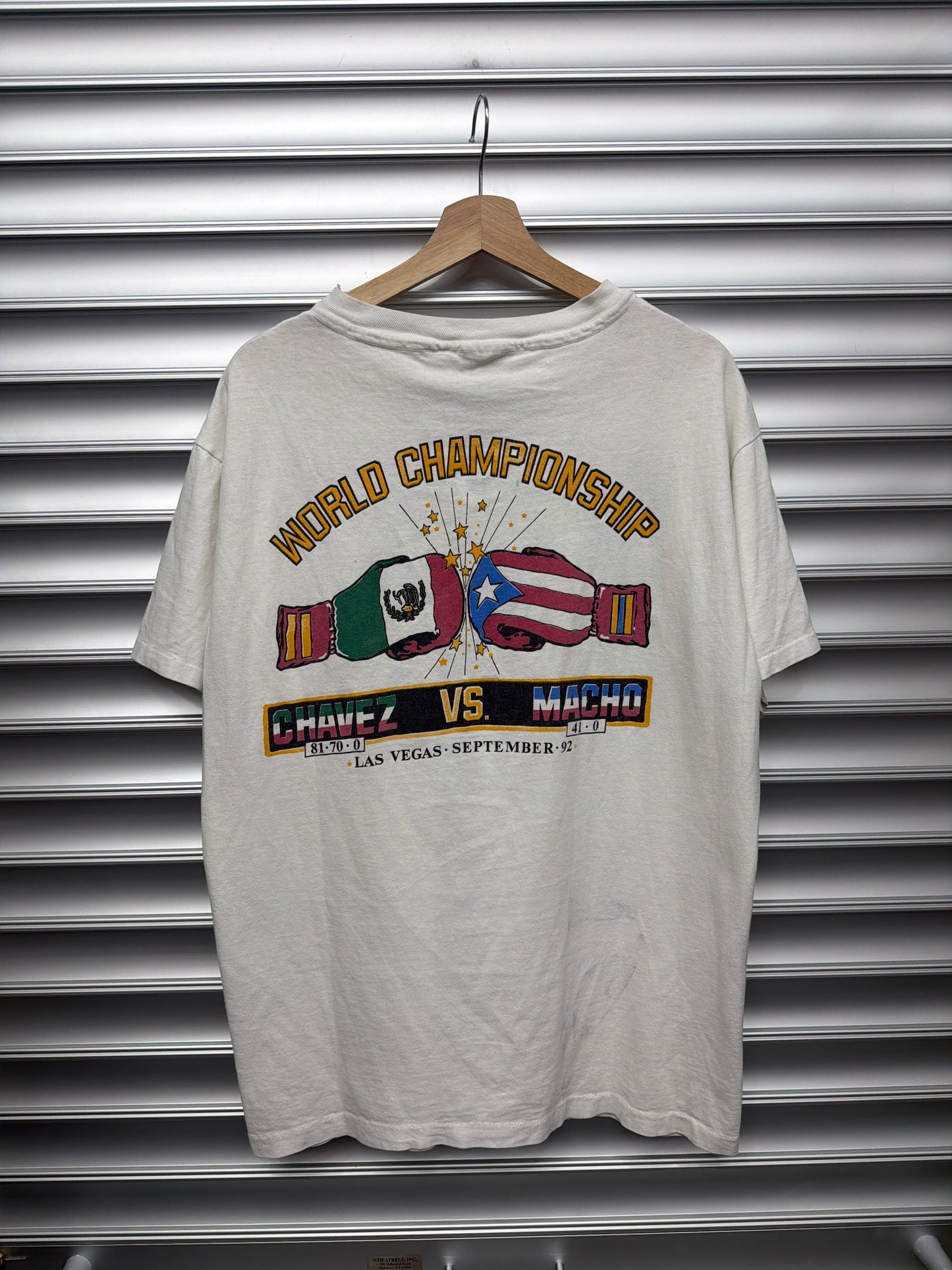 Vintage Chavez Boxing Tee - L