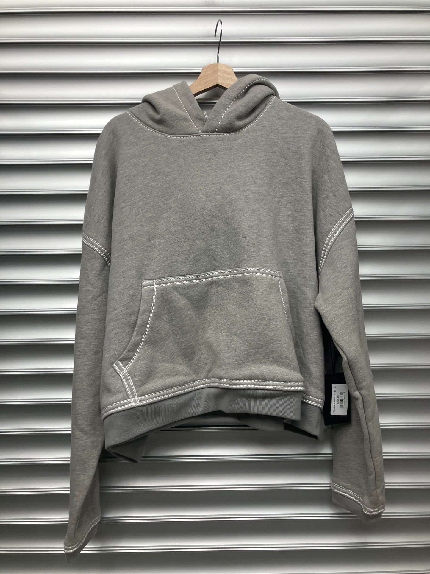 Raspberry Serger Hoodie - L