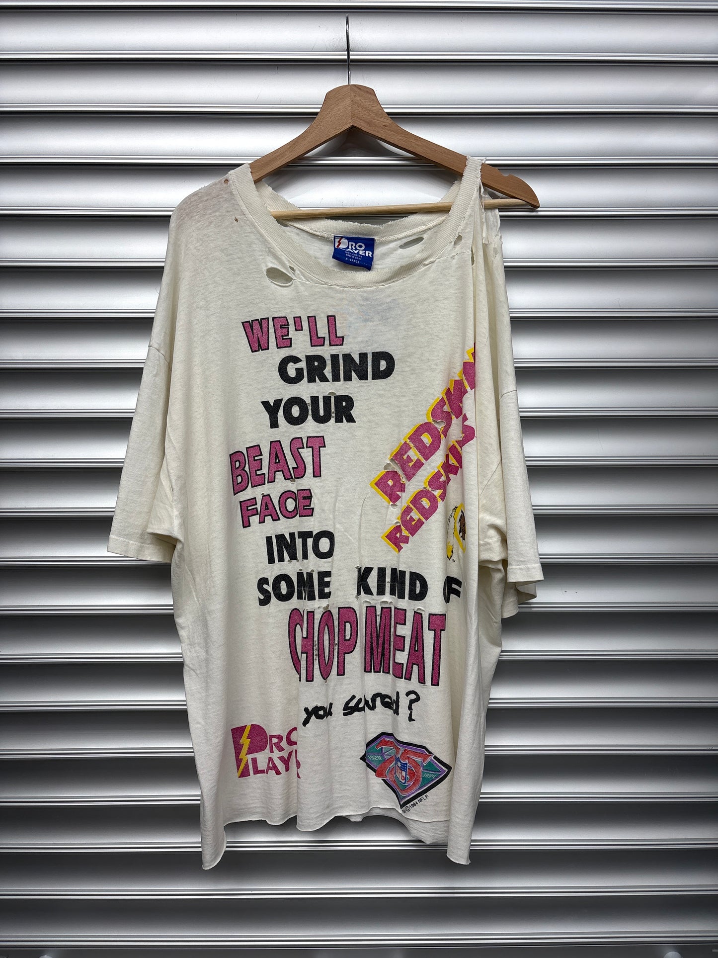 Vintage Redskins Tee - XL**