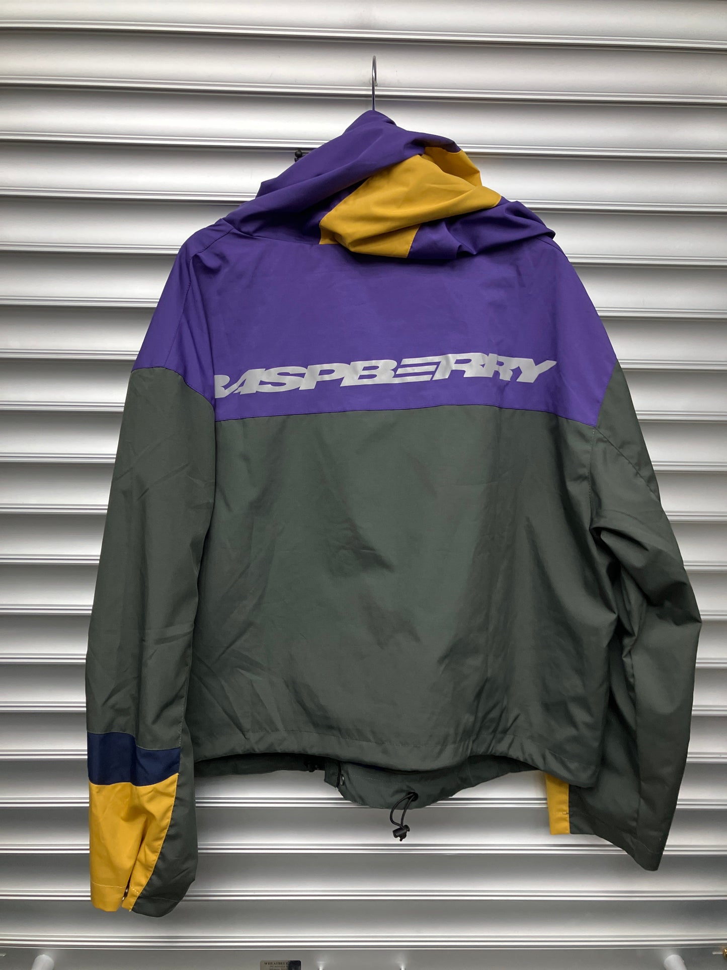 Raspberry Color Block Anorak - M