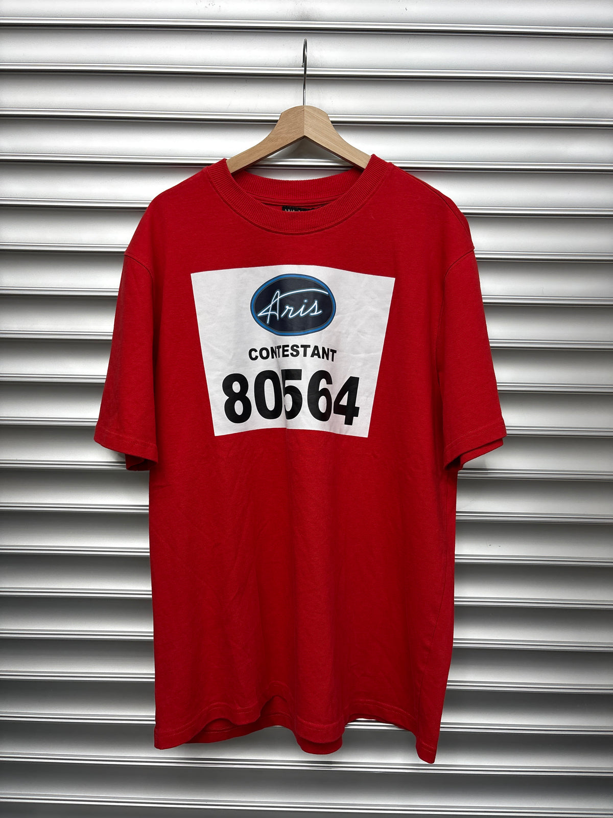 Sample Aris Tatalovich Red Contestant Tee - L**