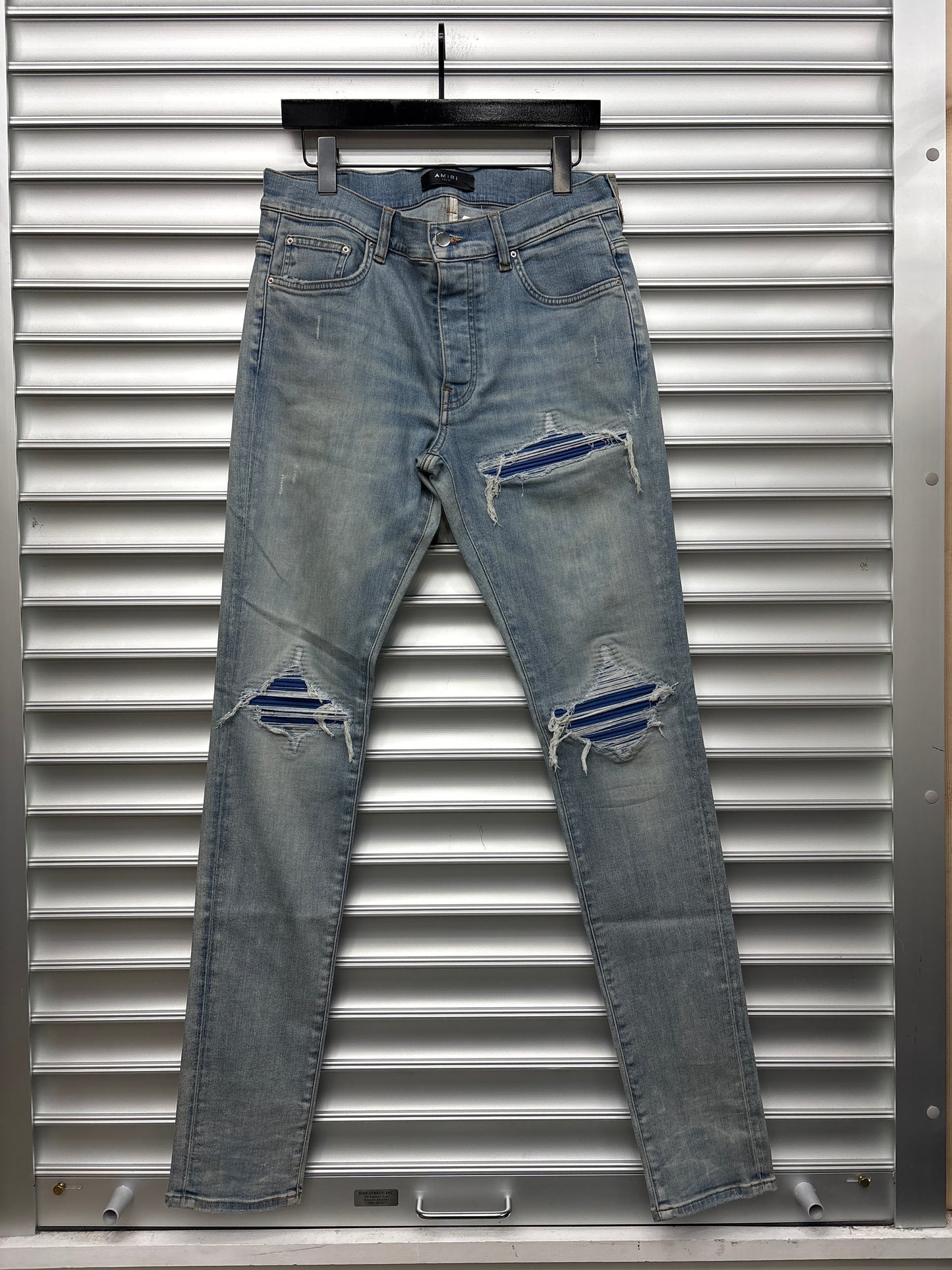 Amiri Mx1 Blue Patch Denim - 33
