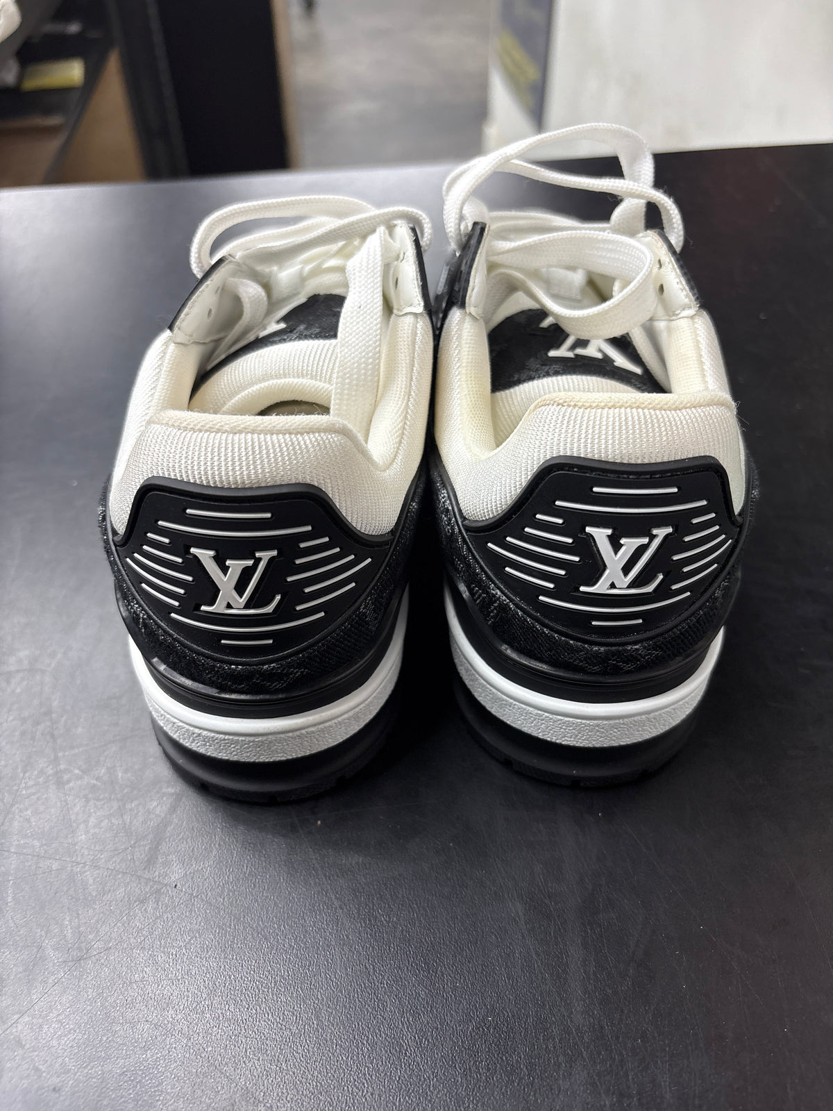 Louis Vuitton Trainer Black Denim (U) - 38 (NB)**