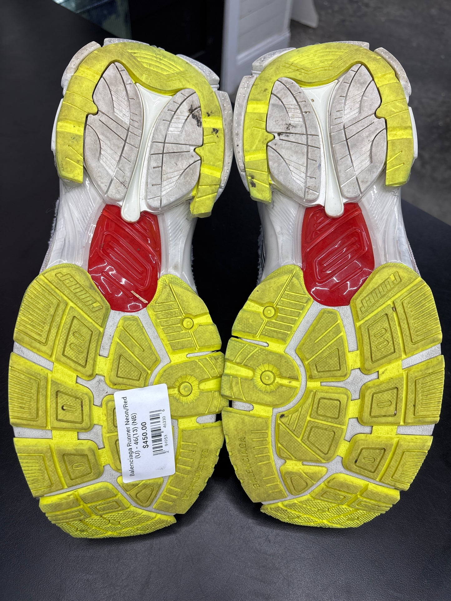 Balenciaga Runner Neon/Red (U) - 46(13) (NB)
