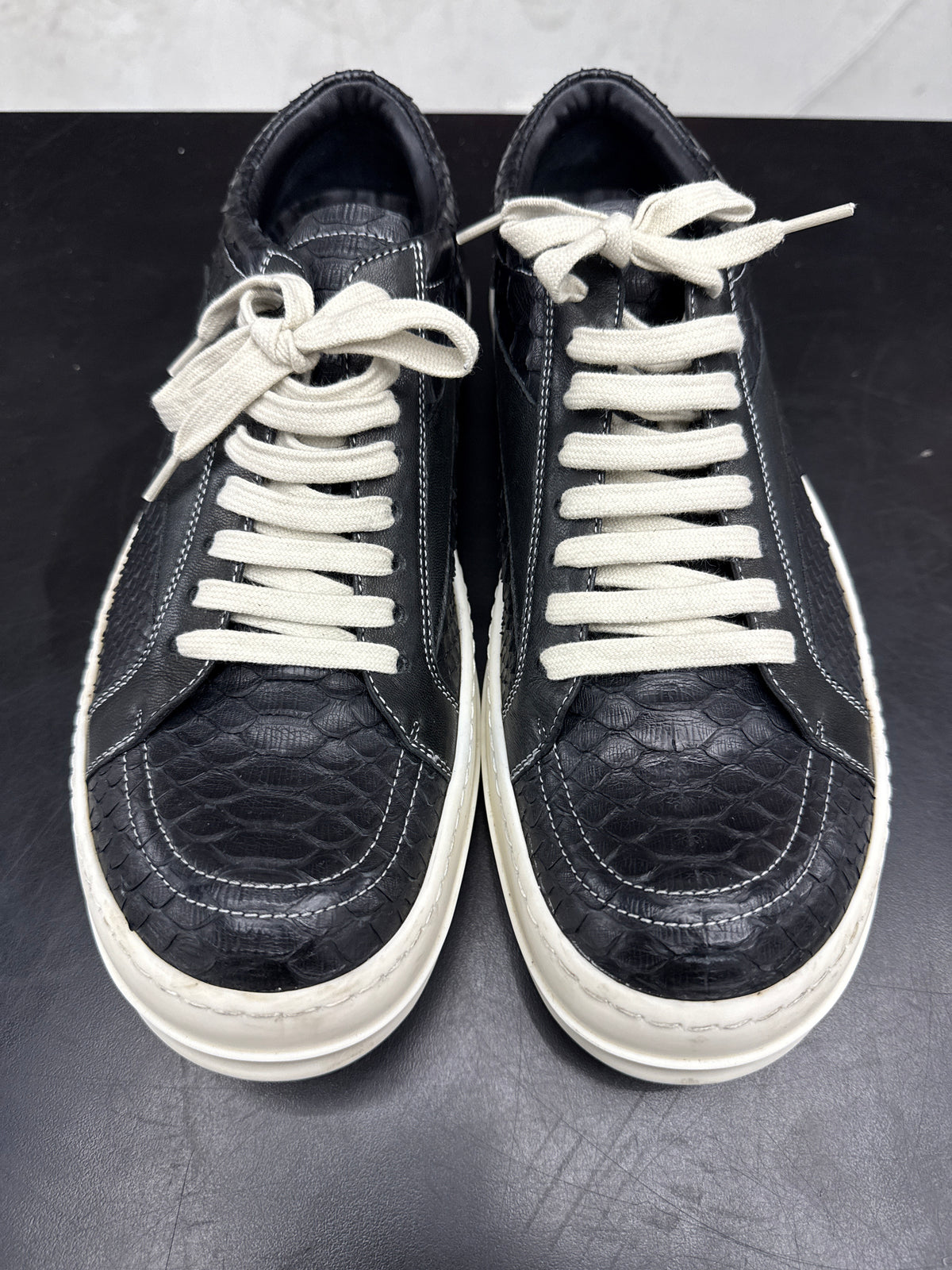 Rick Owen Vintage Black Python (U) - 44(11) (NB)**