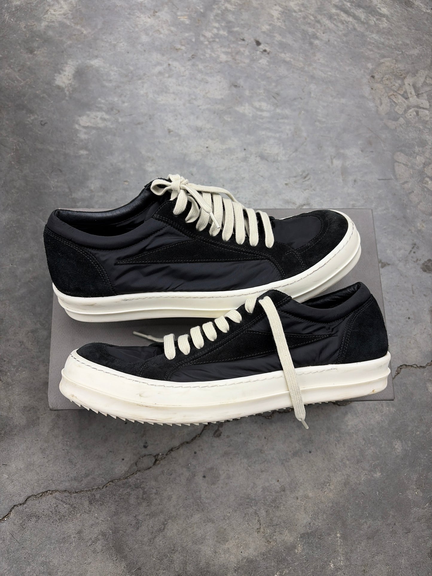 Rick Owen Vintage Black Nylon/Suede (U) - 43(10)**