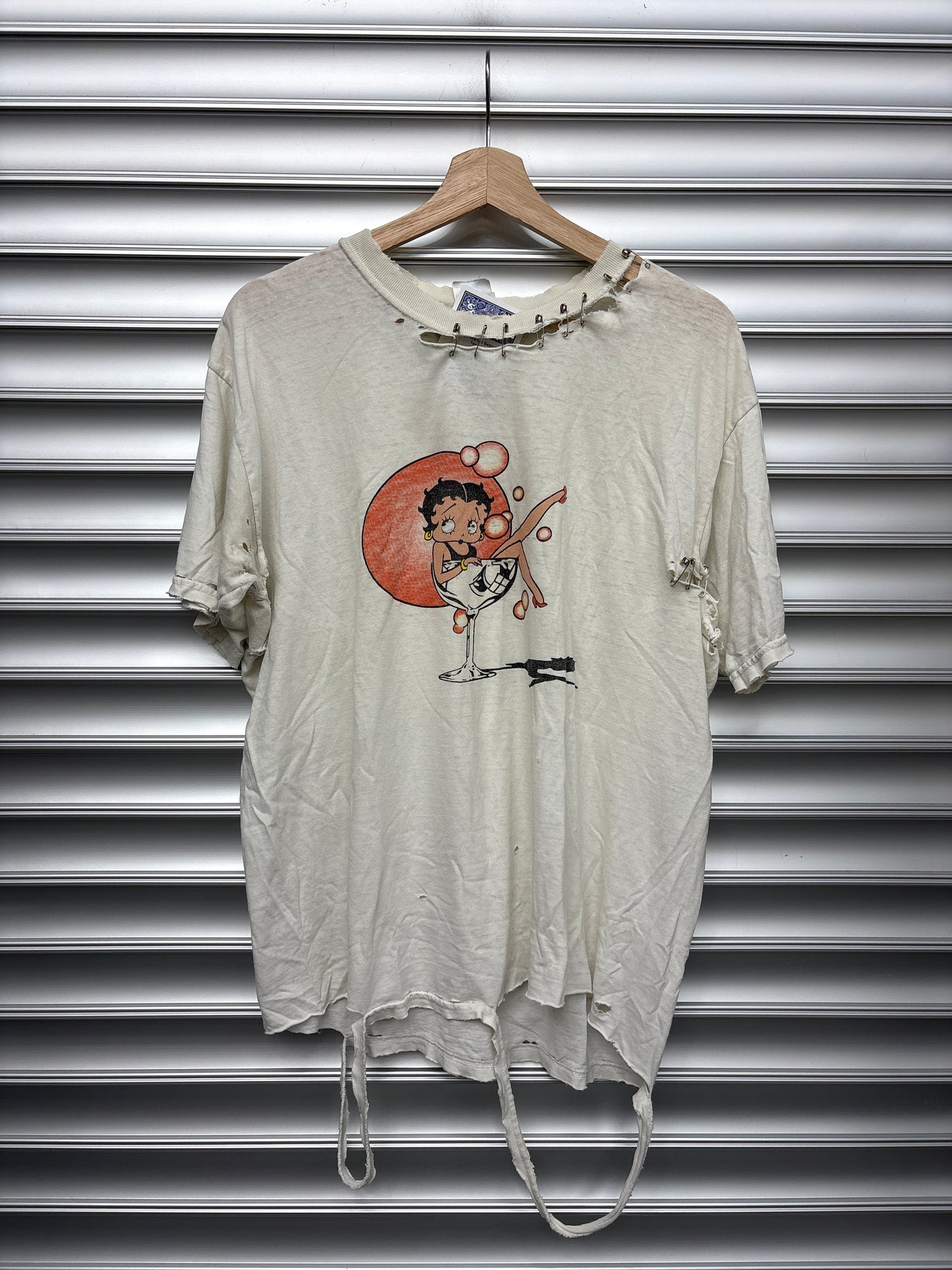 Vintage Martini Betty Boop Tee - L**