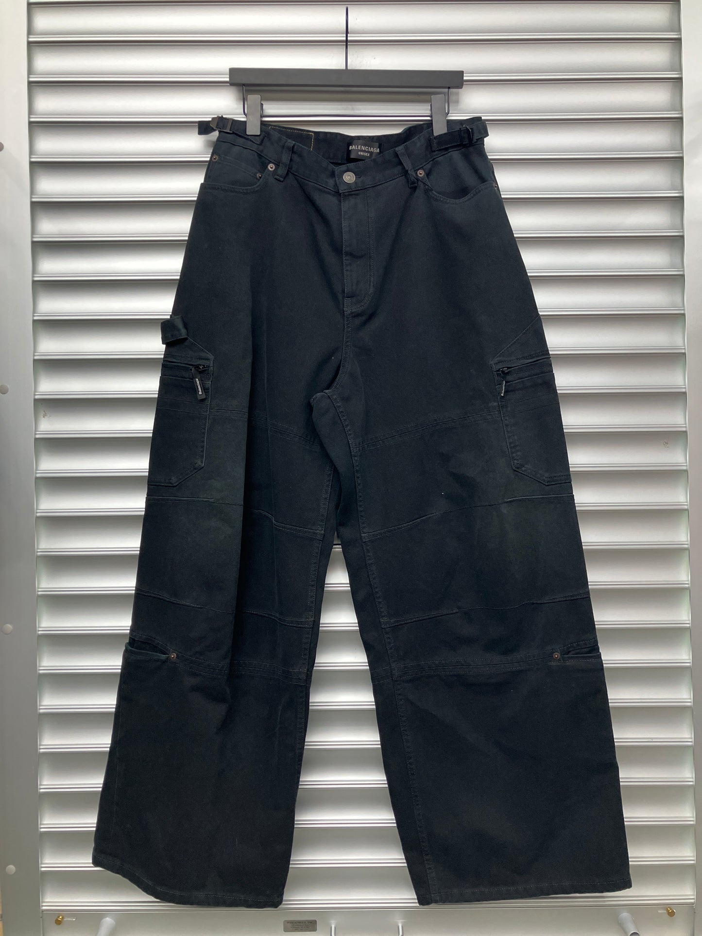 Balencaiga Carpenter Black Denim - M