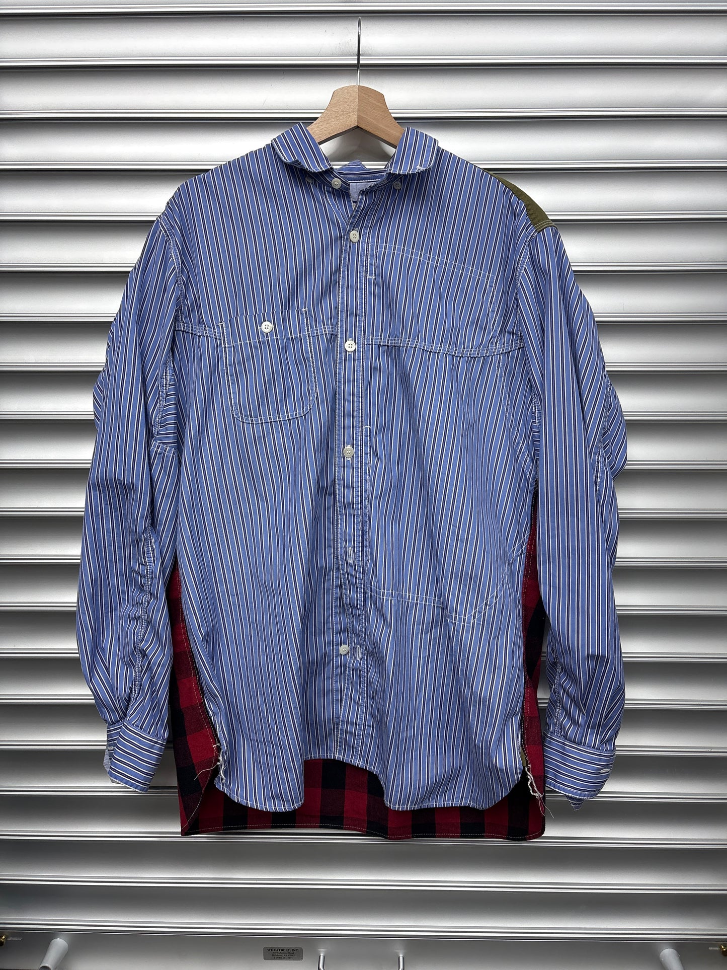 Junya Multi Material Button Down - L**
