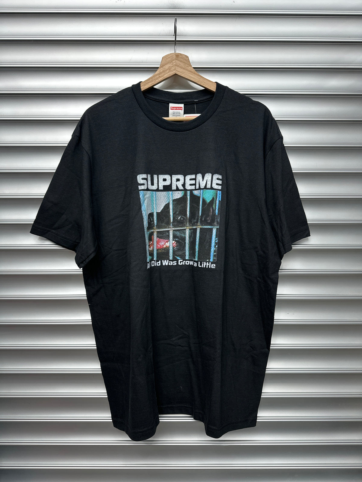Supreme Black Dog Cage Tee - L**