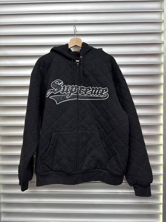 Supreme Black Zip Up - XL