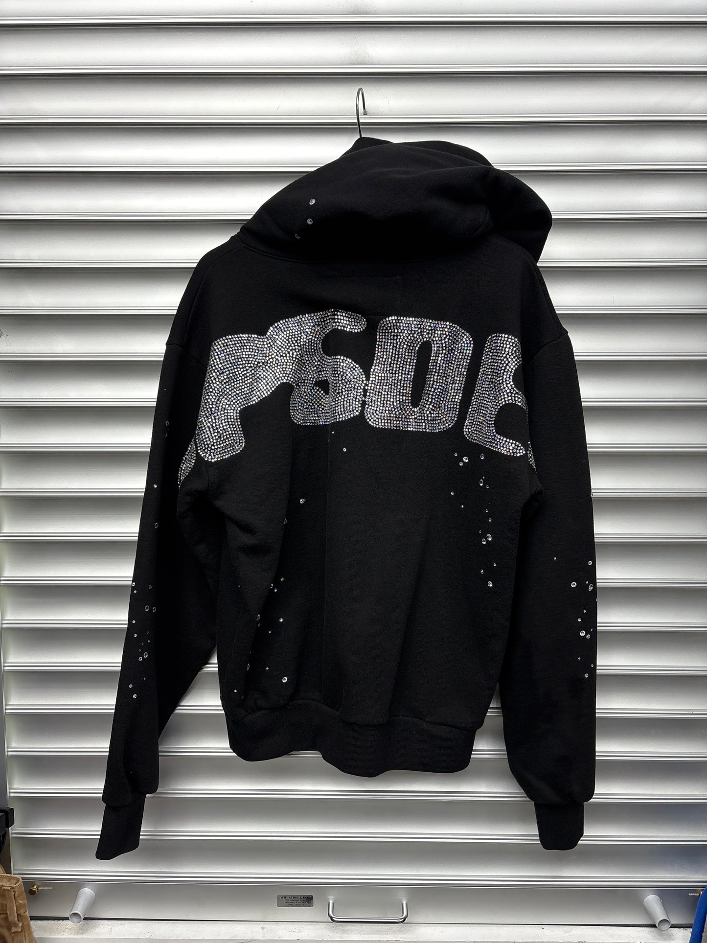 Spider Rhinstone Hoodie - S