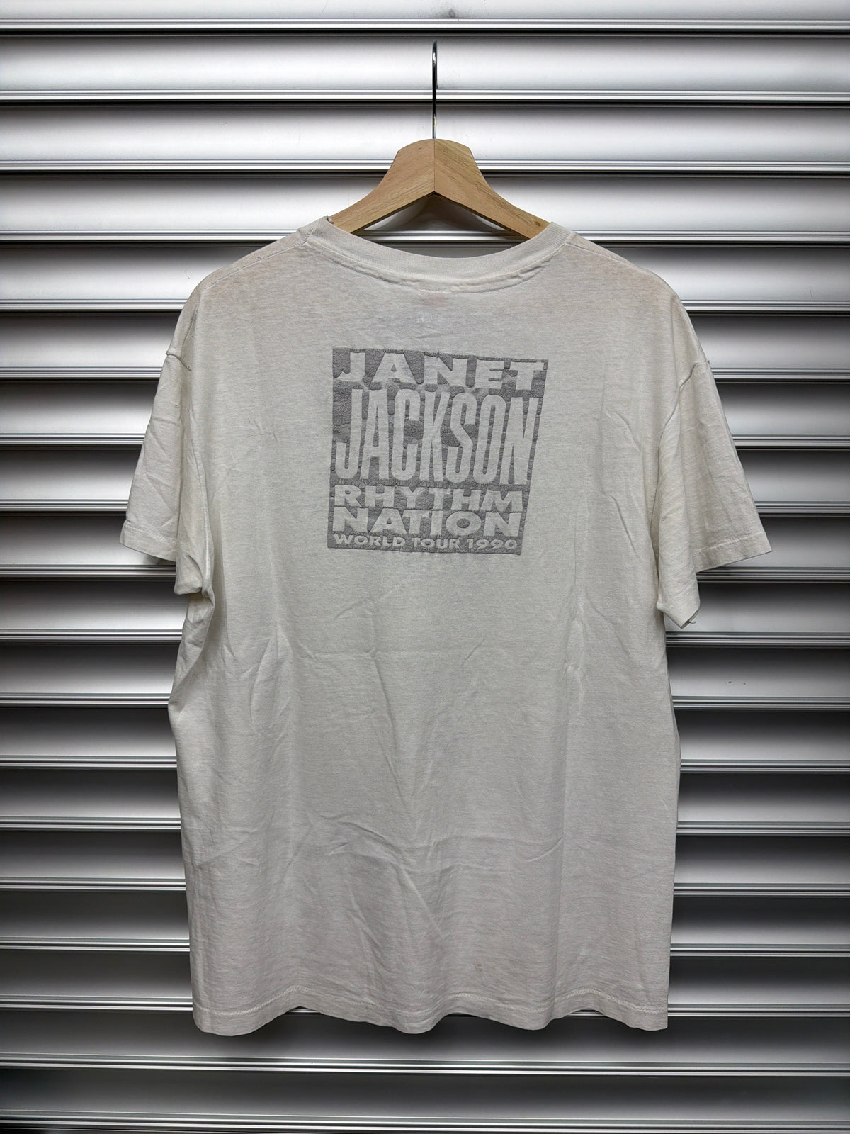 Vintage Janet White Dancing Tee - L**