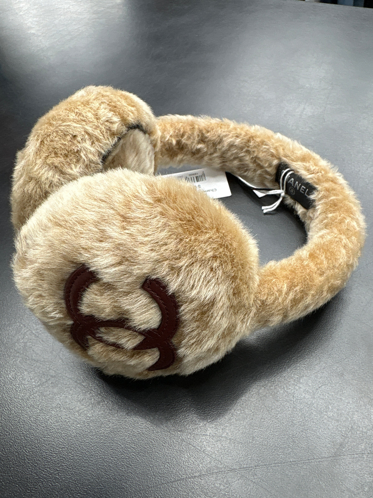 Chanel Brown Ear Muffs**