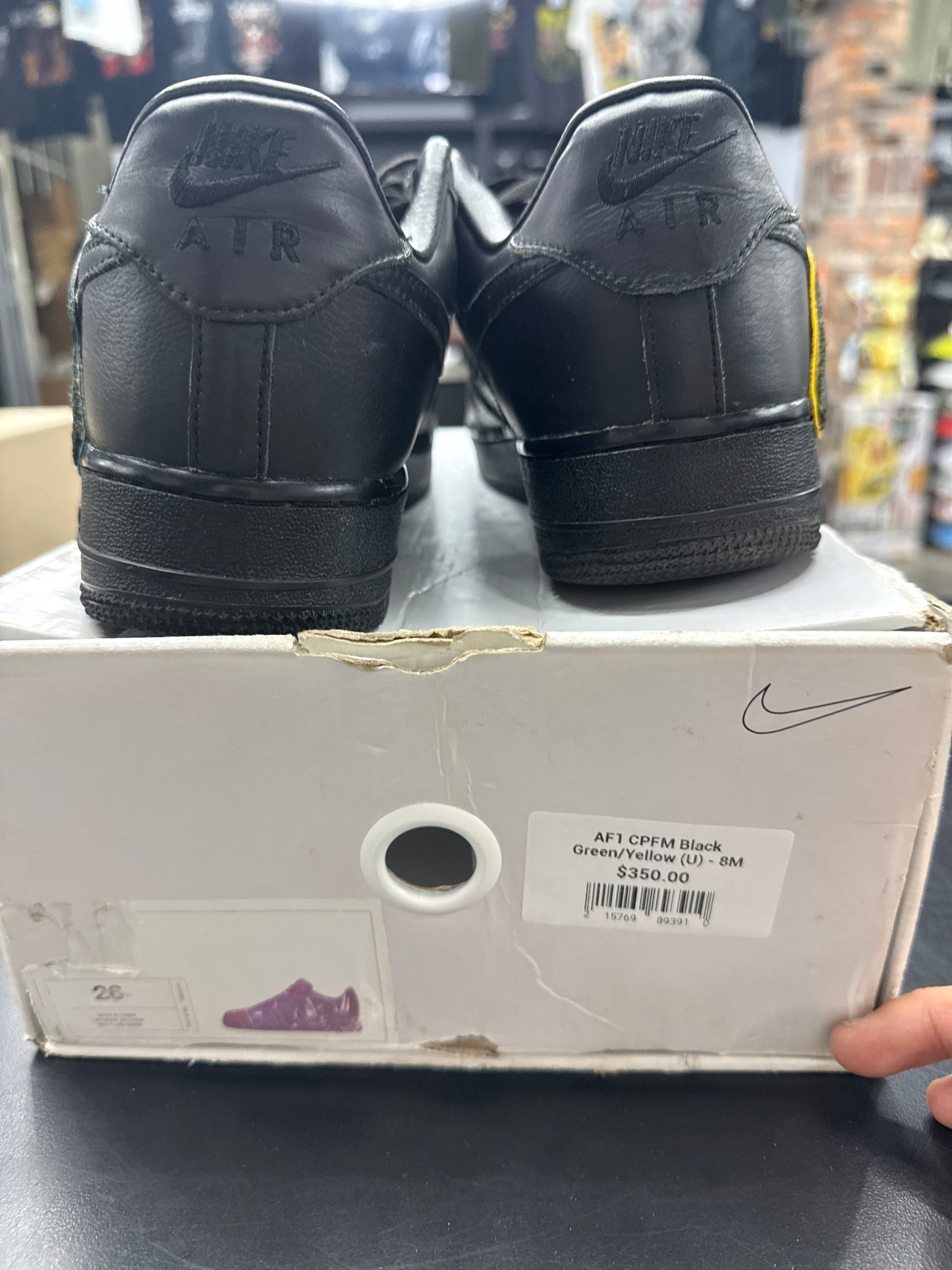 AF1 CPFM Black Green/Yellow (U) - 8M