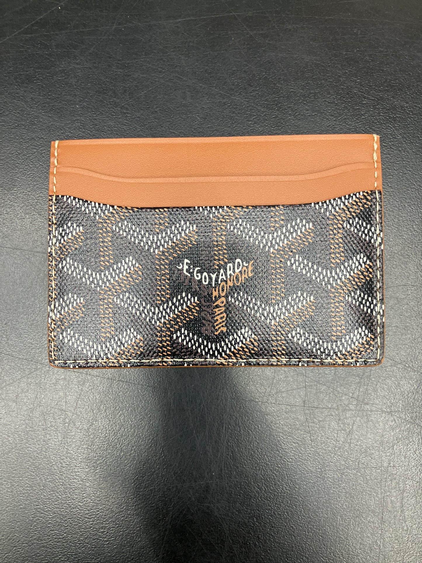 Goyard Brown Card Holder
