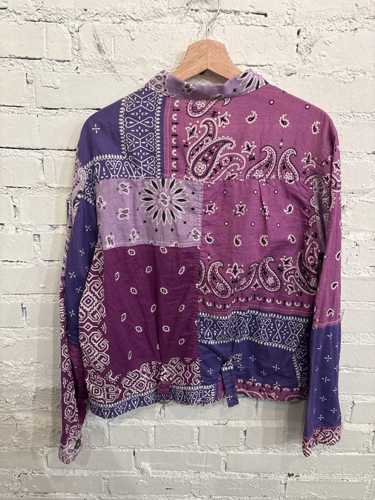 Purple Kapital Paisley Bandana Longsleeve - 3