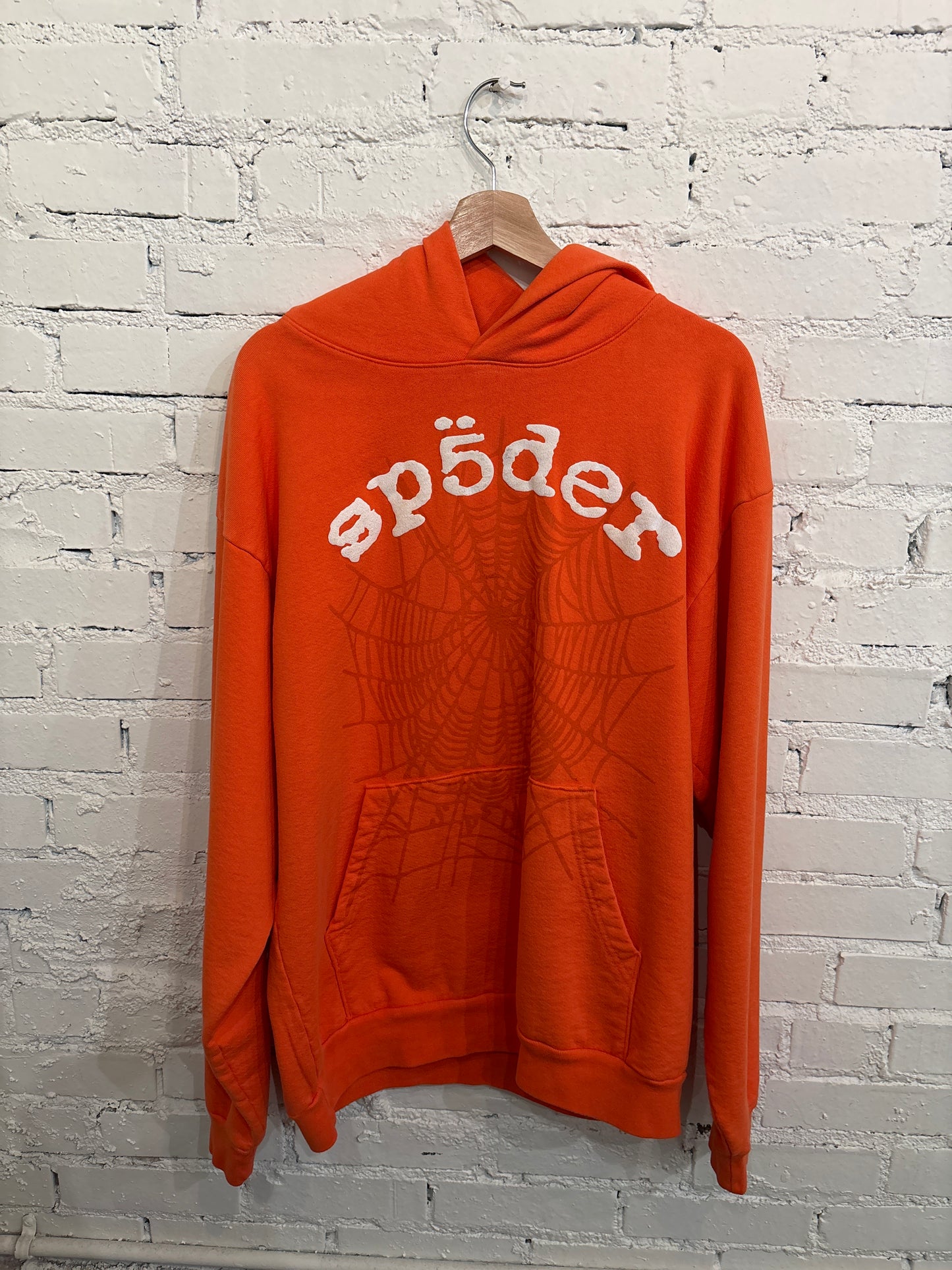 Orange Spider Hoodie - L