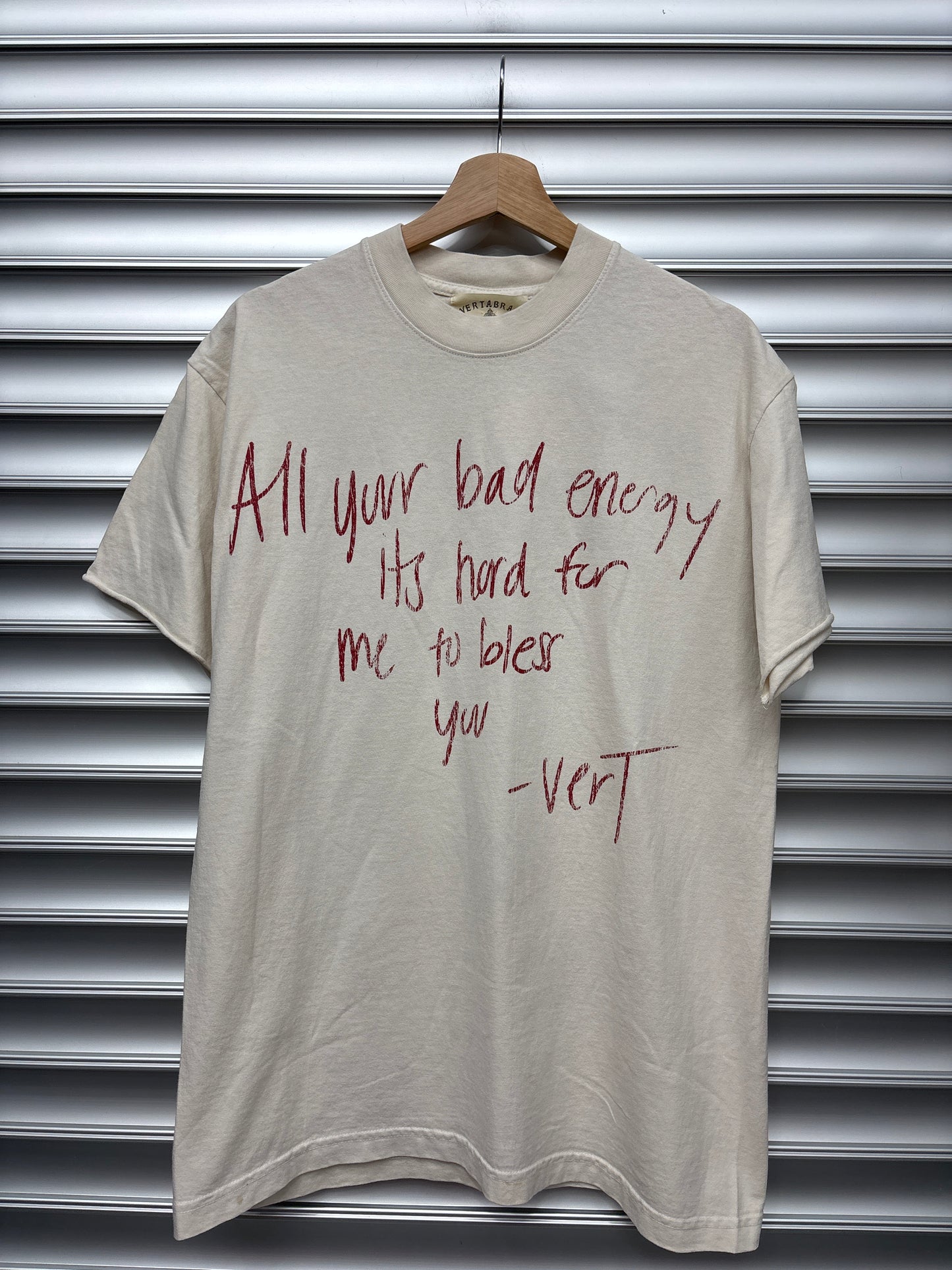 Vertabrae Bless You Tee - S